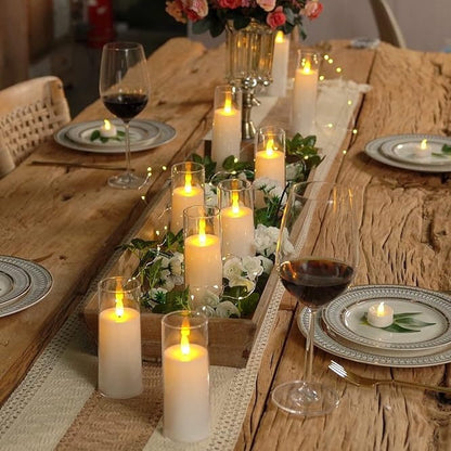 Ensemble de 9 Bougies Sans Flamme